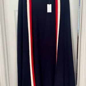 Madeline Thompson Long Black Cashmere Cape